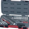 Jogo de Chaves de Caixa 1/4" e Bits 60Pcs Teng Tools T1460
