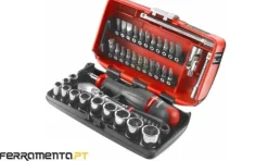 Jogo de Chaves de Caixa e Bits 1/4" 38Pcs Facom RL.NANO1