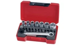 Jogo de Chaves de Caixa 1/4" e Bits 20Pcs Teng Tools T1420