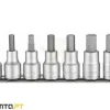 Jogo de Chaves de Caixa Macho 1/2" 9Pcs Teng Tools M-1209-AF