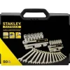 Jogo de Chaves de Caixa 1/2" + 1/4" 49 Pcs Stanley FMMT82827-1