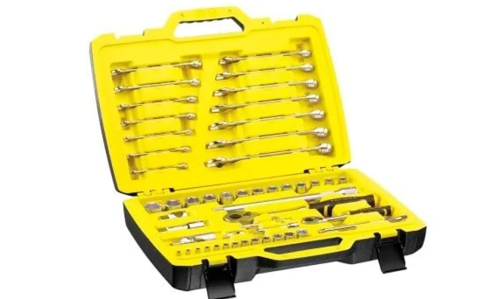 Jogo de Chaves de Caixa 1/2" + 1/4" 49 Pcs Stanley FMMT82827-1