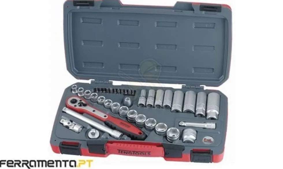 Jogo de Chaves de Caixa 3/8" 39Pcs Teng Tools T3839