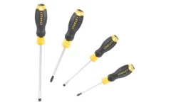 JogoDe 4 Chaves De Fendas Cushion Grip Stanley STHT16169-0