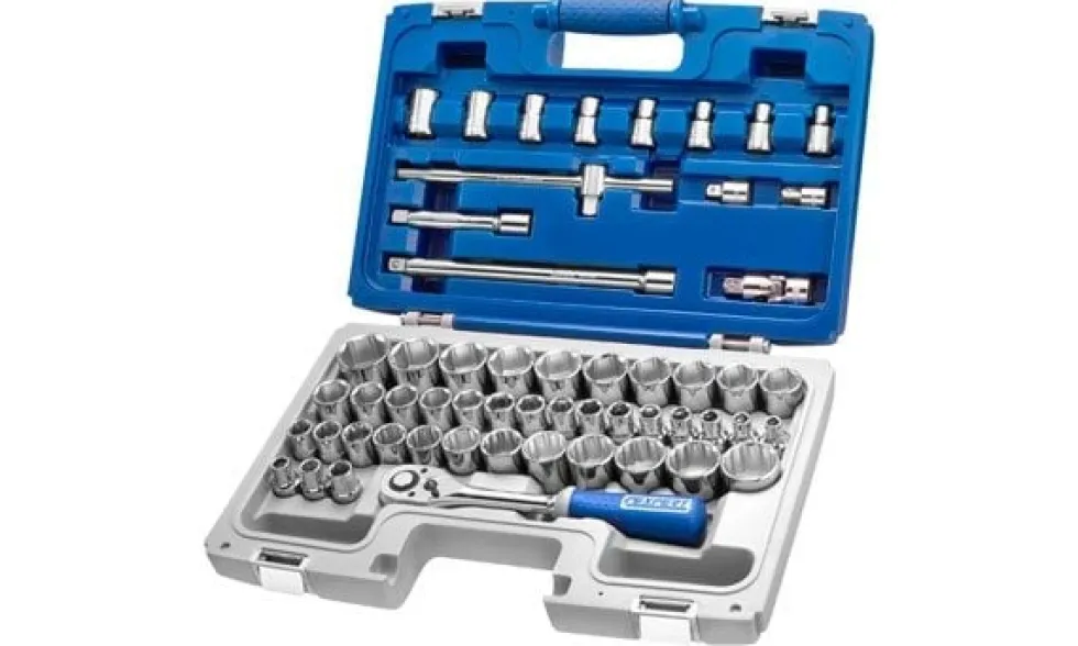 Jogo de Chaves e Assessórios 1/2" - 55 Peças Expert E032909