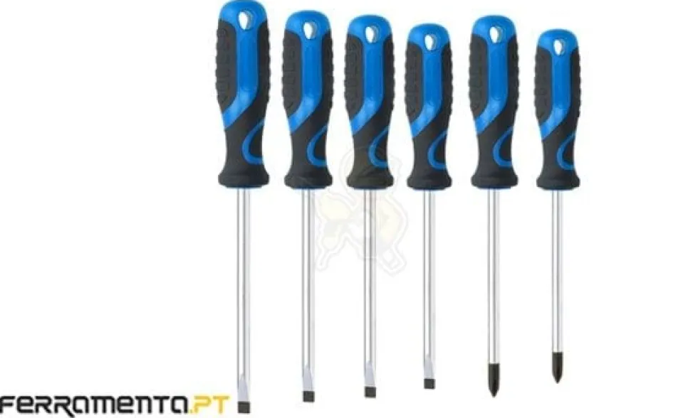 Jogo de Chaves Fenda/Phillips 7Pcs Brilliant Tools BT033007