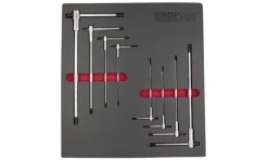 Jogo de Chaves Hexagonais em “T” 2-10mm Kroftools 234700