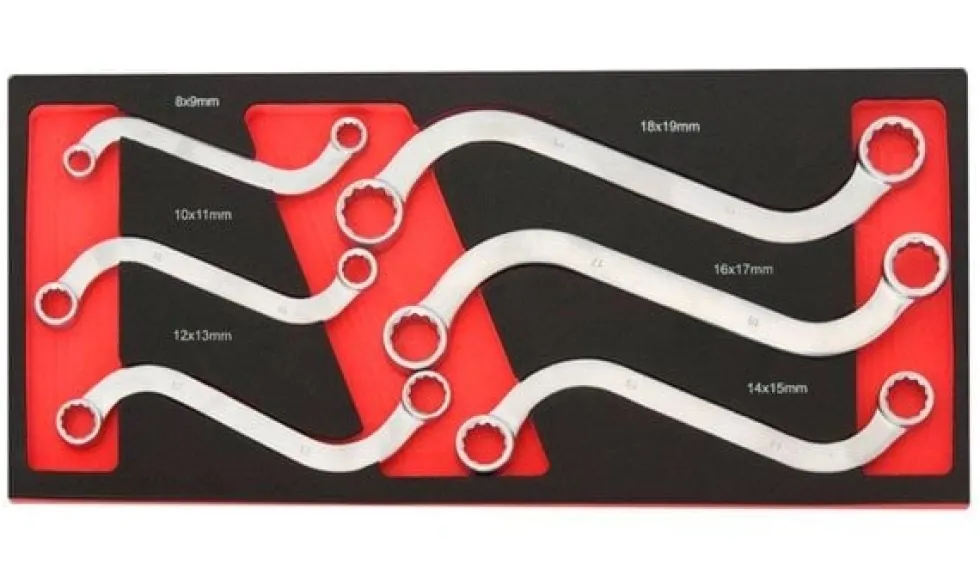 Jogo de Chaves Luneta em “S” – 6Pcs Kroftools 8594