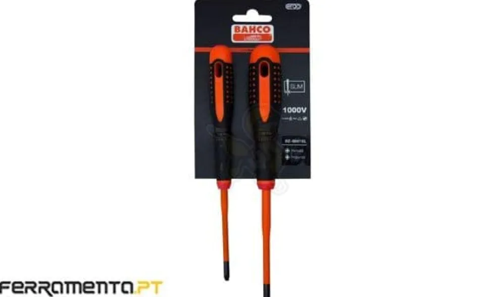 Jogo de 2 Chaves Phillips Isoladas 1000V Bahco BE-9891SL