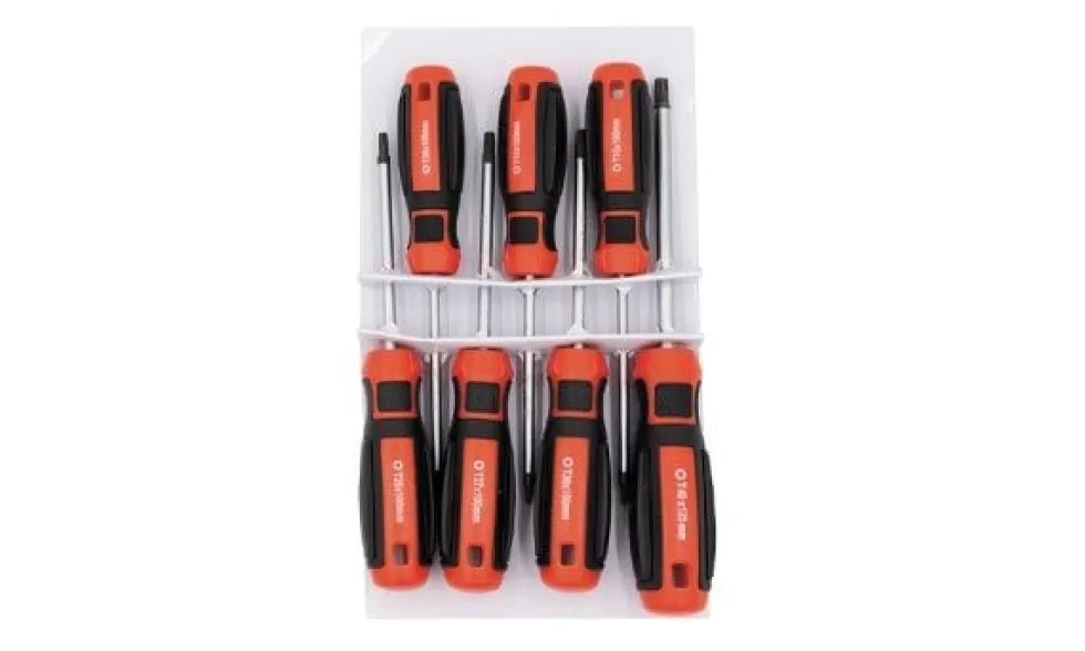 Jogo de Chaves Torx T10-40 – 7 Pcs Kroftools 3804
