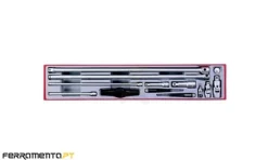 Jogo de Extensões 1/4", 3/8" e 1/2" Teng Tools TTXEXT13