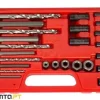 Jogo de Extrator de Pernos 25Pcs Kroftools 0512