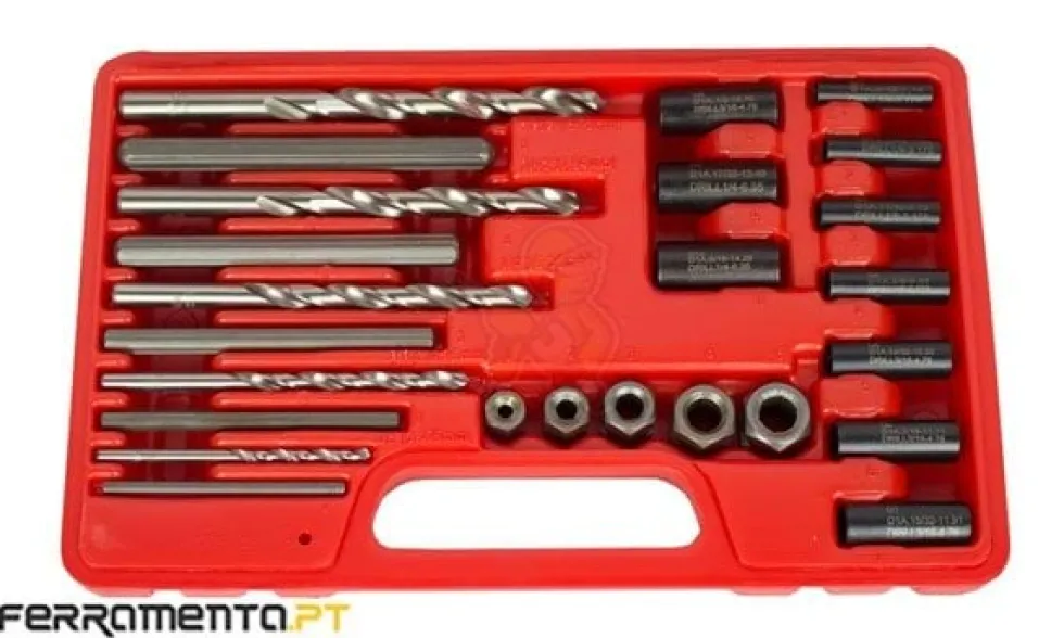 Jogo de Extrator de Pernos 25Pcs Kroftools 0512