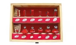 Jogo de Fresas Ø8mm 12Pcs Macfer FCT 12-2