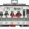 Jogo de Fresas Retas 6 Pcs encabadouro 8mm Bosch 2607017469