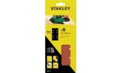 Jogo de Lixas de Velcro G80-240 93x190mm Stanley STA31597-XJ