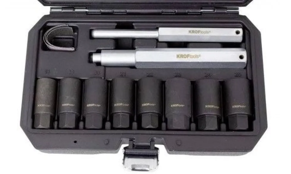 Jogo de Pernos Anti Roubo 11 Peças Kroftools 3053