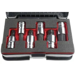 Jogo de 6 Pontas Extratoras Hexagonais 1/2 OGV GRIP Facom STM.J6MGRPPB
