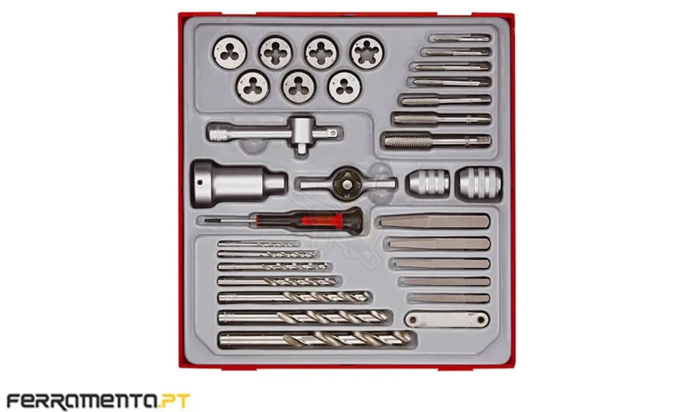 Jogo Machos e Matrizes 1/2" Teng Tools TTDTD34