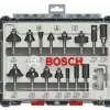 Jogo Misto de Fresas 15 Pcs 6mm Bosch 2607017471