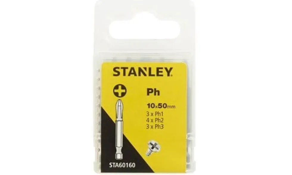 Jogo Misto de Pontas 50mm Philips Stanley STA60160-XJ