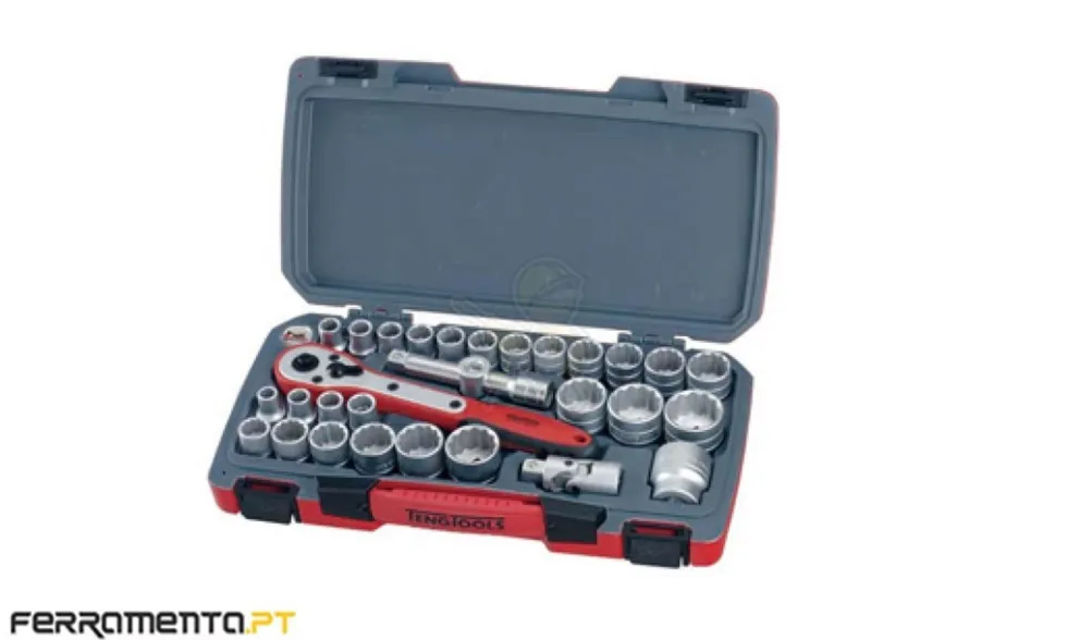 Jogo 30 Peças 1/2" Teng Tools T1230