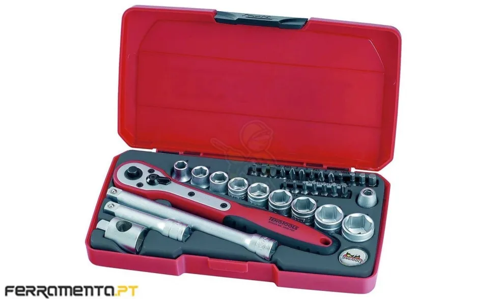 Jogo 34 Peças 3/8" Teng Tools T3834