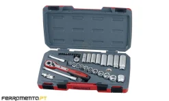 Jogo 35 Peças 3/8" Teng Tools T3835AF