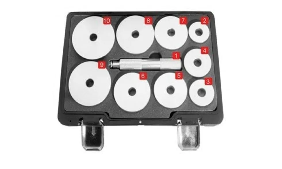 Jogo p/ Sacar e Instalar Rolamentos e Vedantes Kroftools 6312