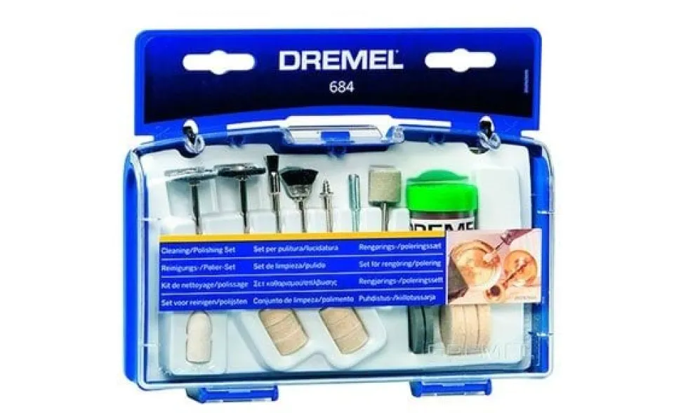 Kit 20 Acessórios de Limpeza / Polimento Dremel 684