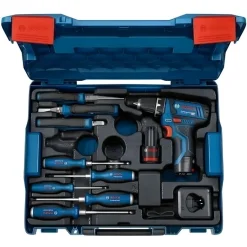 KIT Aparafusadora GSR 12-15 + Ferramentas manuais Bosch 060186810R