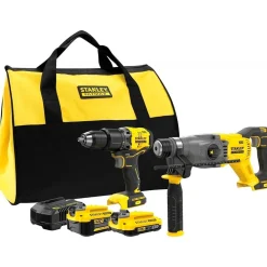 Kit Aparafusadora+ Martelo SDS-Plus Stanley SFMCK216MDS-QW