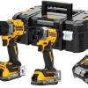 Kit Aparafusadoras 18V DCD805 + DCF850 Dewalt DCK2050E2T-QW
