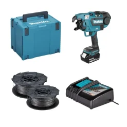 Kit Atadora de Ferro + 100 Rolos + 1x Bateria 18V Makita DTR180ZJPRO1