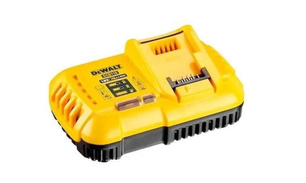 Kit 2 Baterias Carril XR FLEXVOLT 54V/18V Li-Ion 9Ah + Carregador Rápido XR FLEXVOLT: 54V - 18V Dewalt DCB118X2-QW