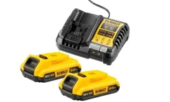 Kit 2 Baterias 18V 2,0Ah + Carregador DeWalt DCB1104D2-QW