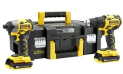 Kit Berbequim Combinado + Aparafusador de Impacto LI-ION 18V Stanley SFMCK461D2T-QW