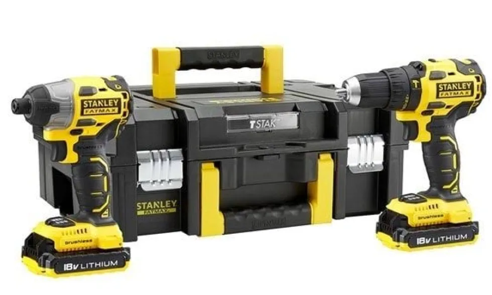 Kit Berbequim Combinado + Aparafusador de Impacto LI-ION 18V Stanley SFMCK461D2T-QW