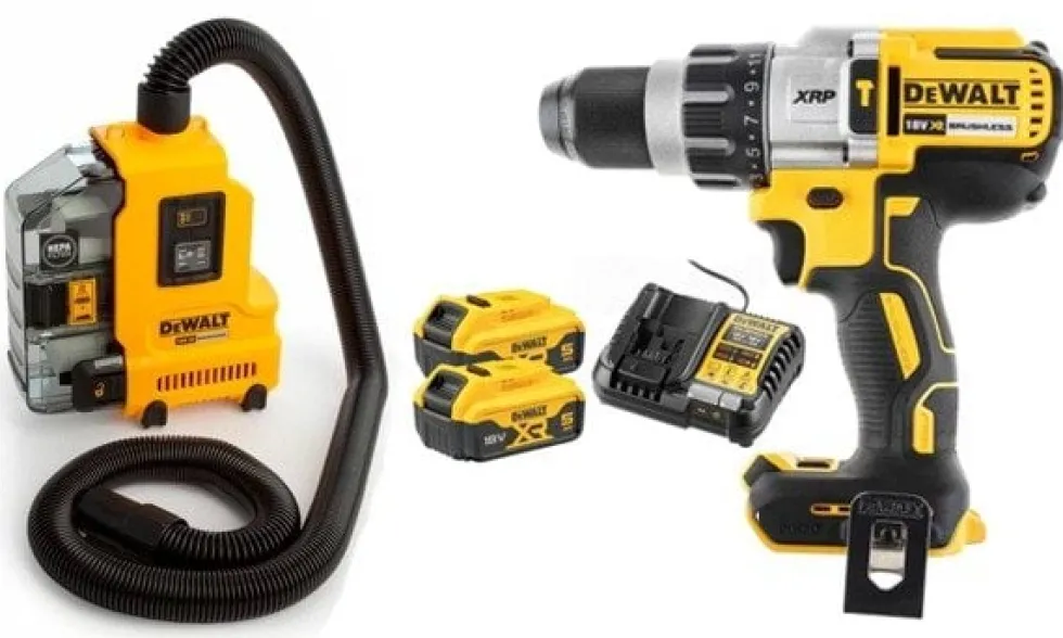 Kit Berbequim DCD996 + Aspirador DWH161 Dewalt DCD996NPRO4