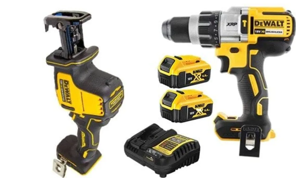 Kit Berbequim DCD996 + Serra Sabre DCS369 Dewalt DCD996NPR10