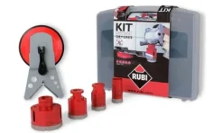 Kit 5 Brocas Craneanas Corte Seco Ø28 - 68 mm Rubi 50936