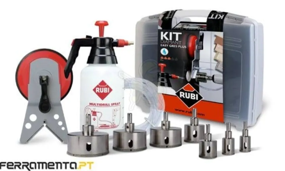 Kit 7 Brocas Diamante Easy Grés Plus Rubi 50937