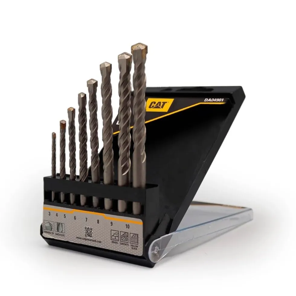 Kit Brocas Superfícies Duras 8 Peças CAT DA04901