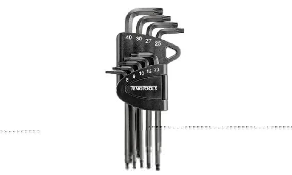 Kit Chaves Ball Point TX CR-MO 9Pcs Teng Tools 1499TX