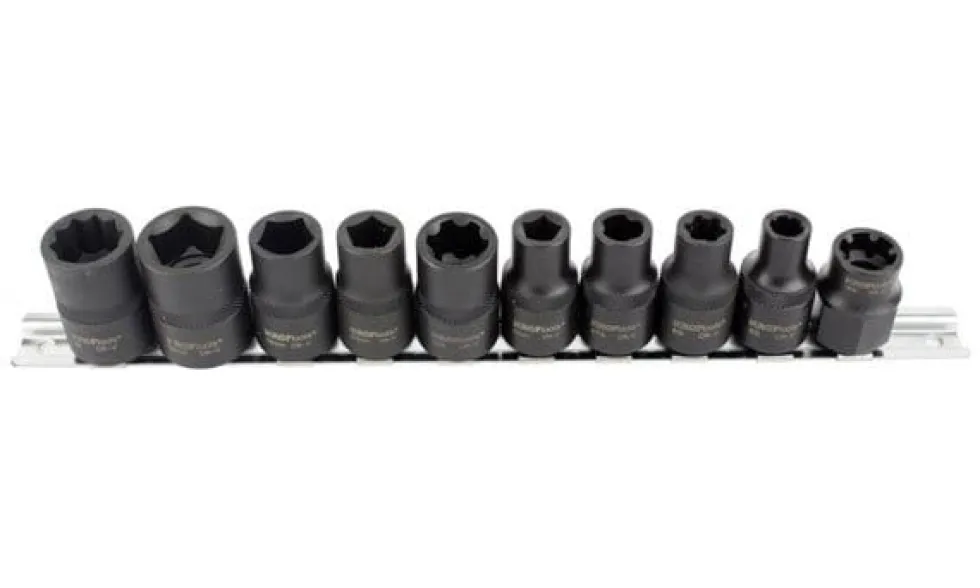 Kit Chaves Especiais 1/2” 10Pcs Kroftools 6090