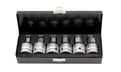 Kit chaves H14-H23 3/4'' 6 peças 60mm Kroftools 2126