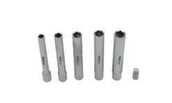 Kit Chaves Longas 3/8” 8-14mm 6 Pcs Kroftools 2007