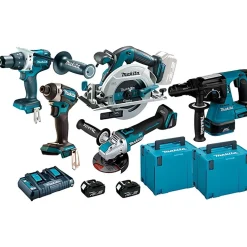 Kit Combo de 5 Máquinas 18V Profissional Makita DDF482PRO8
