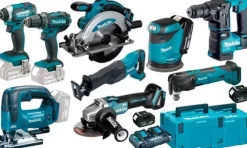 Kit Combo de 9 Máquinas 18V Profissional Makita DDF482PRO13