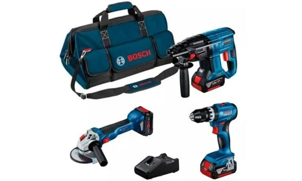 Kit Combo GSB + GWS + GBH + 2x GBA 18V Bosch 0615990N29